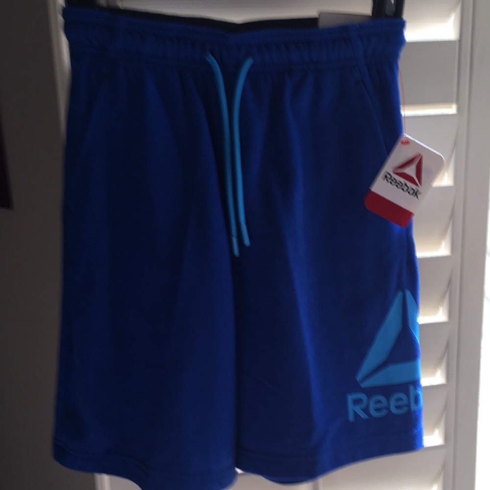 Reebok Boys Blue Athletic Shorts
